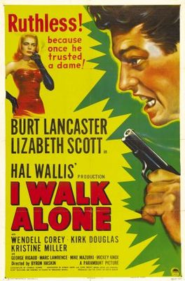 I Walk Alone Poster with Hanger
