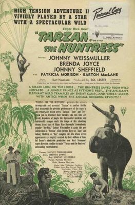 Tarzan and the Huntress Wooden Framed Poster