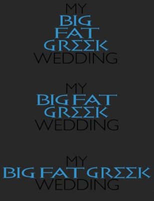 My Big Fat Greek Wedding Poster with Hanger