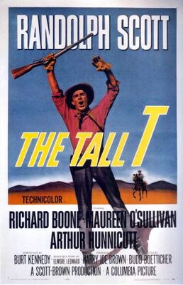 The Tall T Wooden Framed Poster