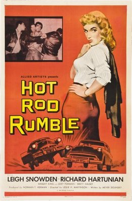 Hot Rod Rumble Wooden Framed Poster