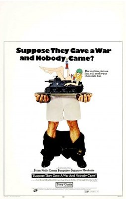 Suppose They Gave a War and Nobody Came? Metal Framed Poster