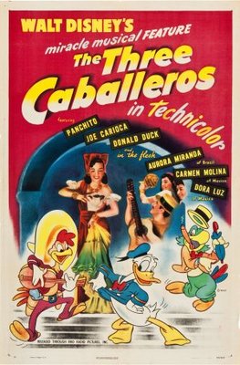 The Three Caballeros Metal Framed Poster