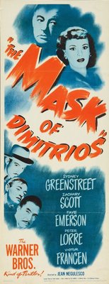 The Mask of Dimitrios poster