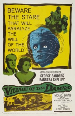 Village of the Damned Wooden Framed Poster