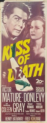 Kiss of Death Poster with Hanger