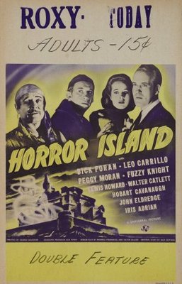 Horror Island Wooden Framed Poster