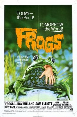 Frogs Wood Print
