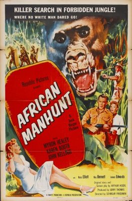 African Manhunt Metal Framed Poster