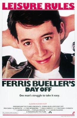 Ferris Bueller's Day Off Poster with Hanger