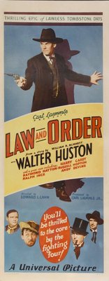 Law and Order Poster with Hanger
