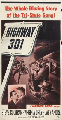 Highway 301 Poster with Hanger