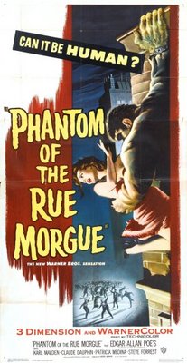 Phantom of the Rue Morgue Wooden Framed Poster