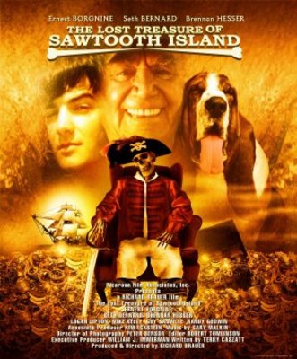 The Lost Treasure of Sawtooth Island Wooden Framed Poster
