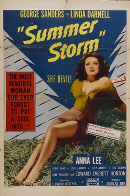 Summer Storm Wooden Framed Poster