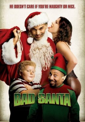 Bad Santa Canvas Poster