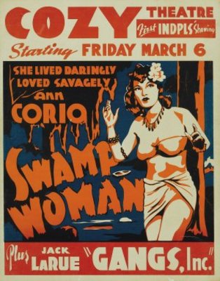 Swamp Woman Wooden Framed Poster