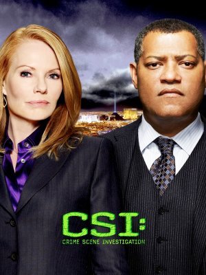 CSI: Crime Scene Investigation Wooden Framed Poster