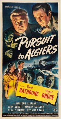 Pursuit to Algiers Wooden Framed Poster