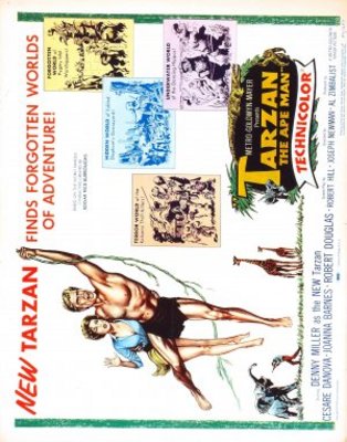 Tarzan, the Ape Man Wooden Framed Poster