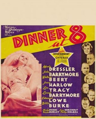 Dinner at Eight Wooden Framed Poster