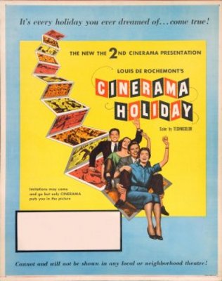 Cinerama Holiday Wooden Framed Poster