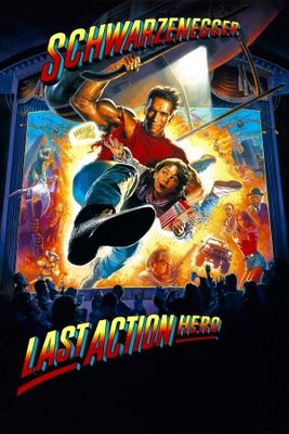 Last Action Hero Wooden Framed Poster