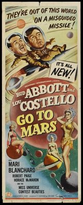 Abbott and Costello Go to Mars Poster with Hanger