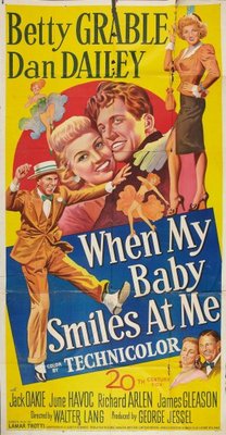 When My Baby Smiles at Me Canvas Poster