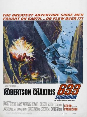 633 Squadron Wooden Framed Poster