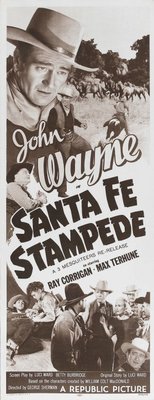 Santa Fe Stampede Wood Print