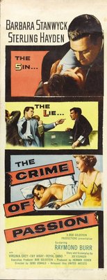 Crime of Passion Wooden Framed Poster