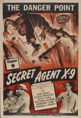 Secret Agent X-9 Wooden Framed Poster
