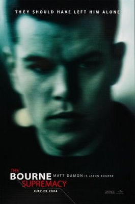 The Bourne Supremacy Wooden Framed Poster
