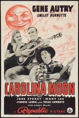 Carolina Moon Wood Print