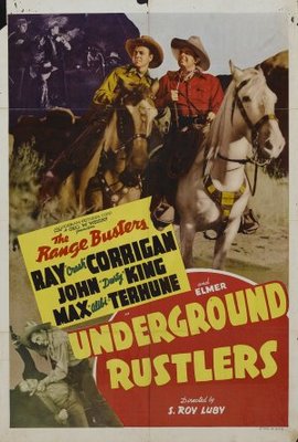 Underground Rustlers Poster with Hanger