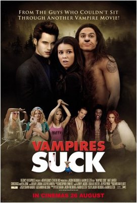 Vampires Suck Poster with Hanger