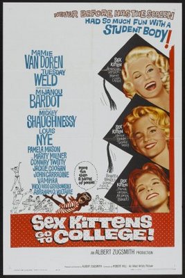 Sex Kittens Go to College Wood Print