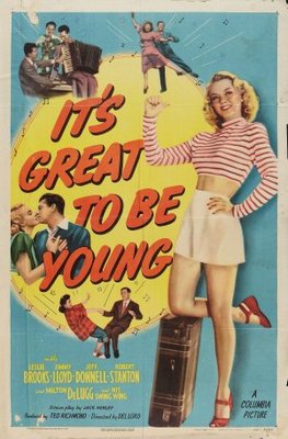 It's Great to Be Young Wooden Framed Poster