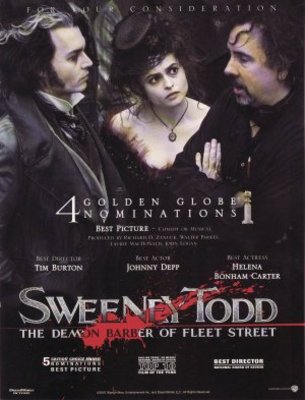 Sweeney Todd: The Demon Barber of Fleet Street Wooden Framed Poster