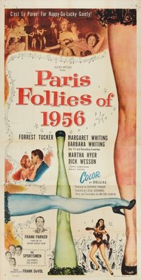 Paris Follies of 1956 Poster with Hanger