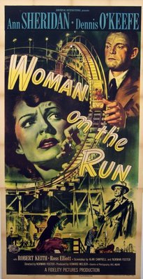 Woman on the Run Canvas Poster