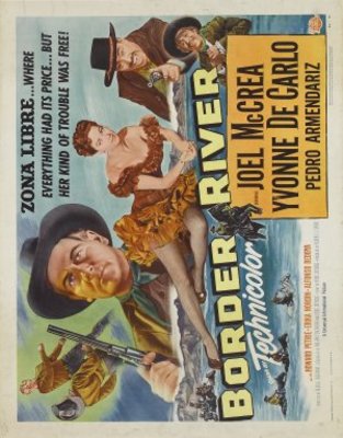 Border River Metal Framed Poster