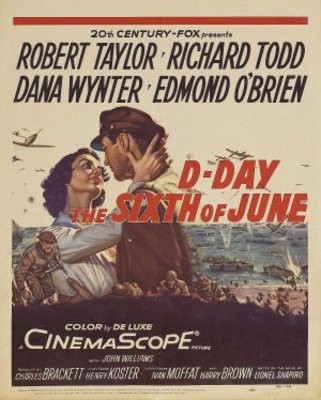 D-Day the Sixth of June Poster with Hanger