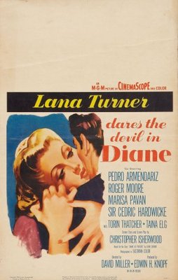 Diane Wooden Framed Poster