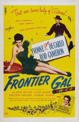 Frontier Gal Canvas Poster