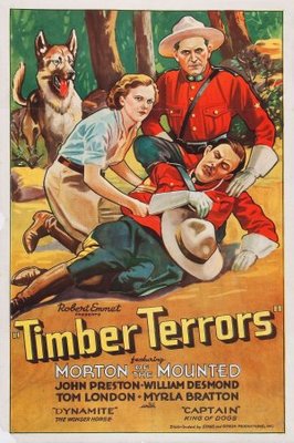 Timber Terrors Poster with Hanger