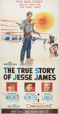 The True Story of Jesse James Wooden Framed Poster