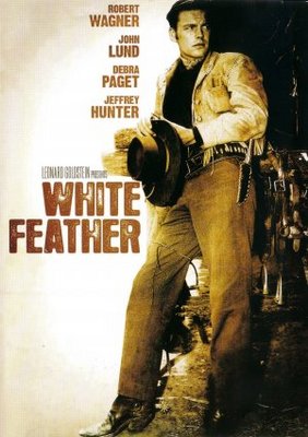 White Feather Poster with Hanger