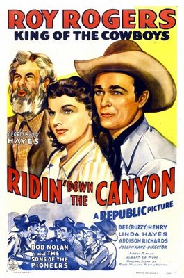 Ridin' Down the Canyon Metal Framed Poster